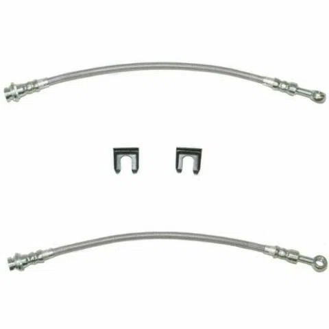 1993-97 Chevrolet Camaro Front Brake Hose Kit Braided Stainless HSP0006SS